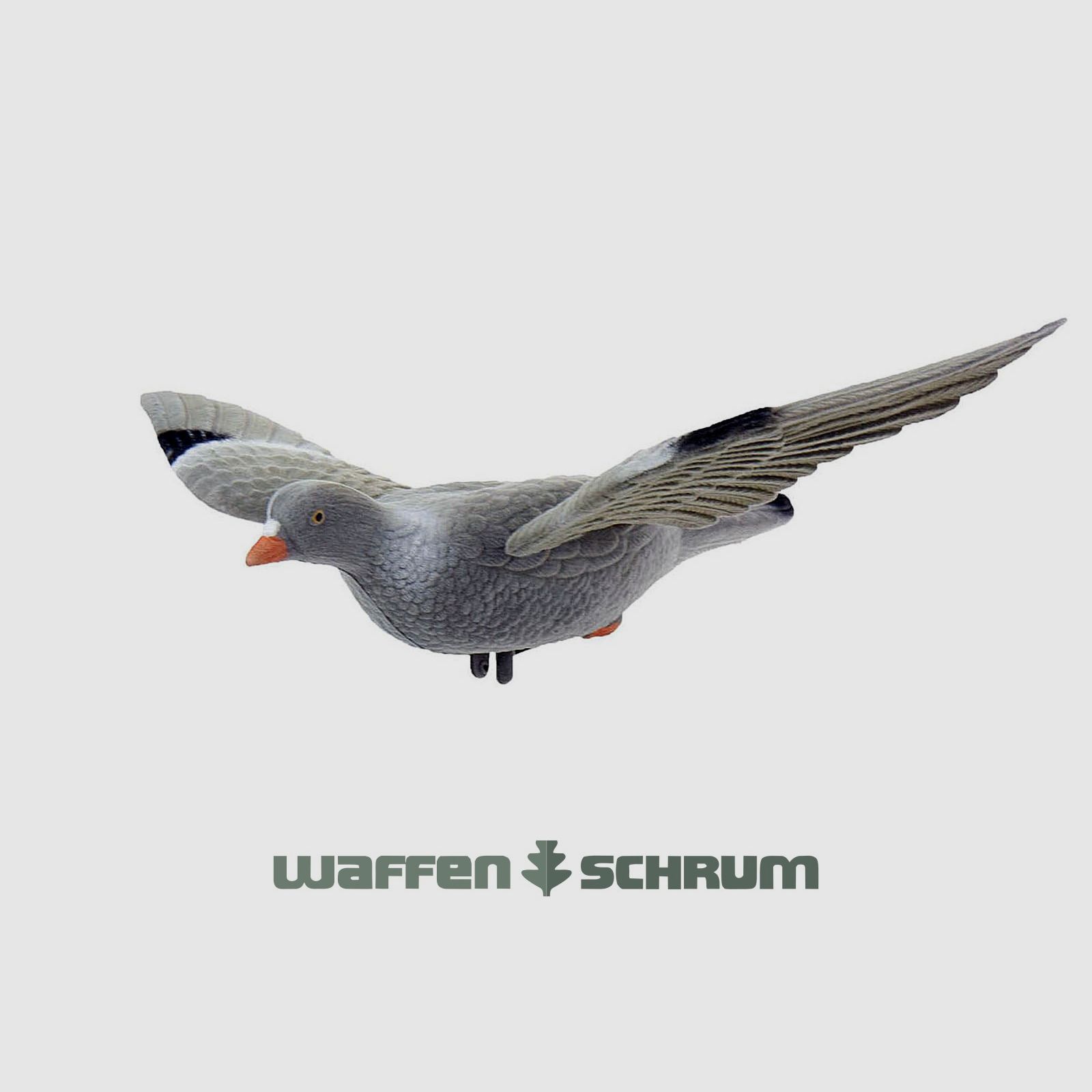 Eurohunt Pigeon floquée avec des ailes