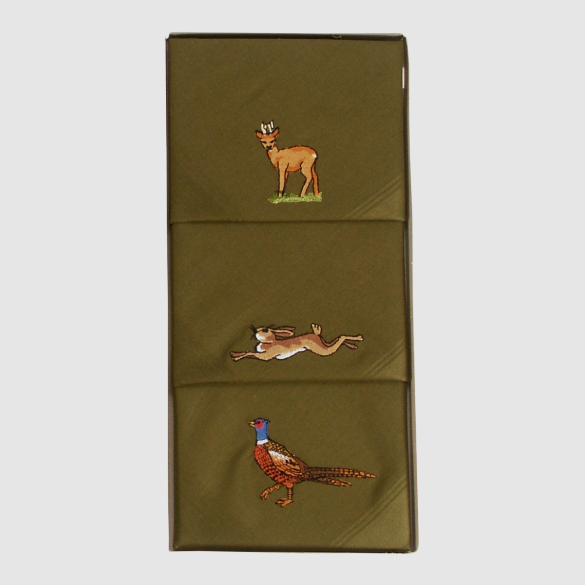 Mouchoirs à motif de chasse, 3 pièces