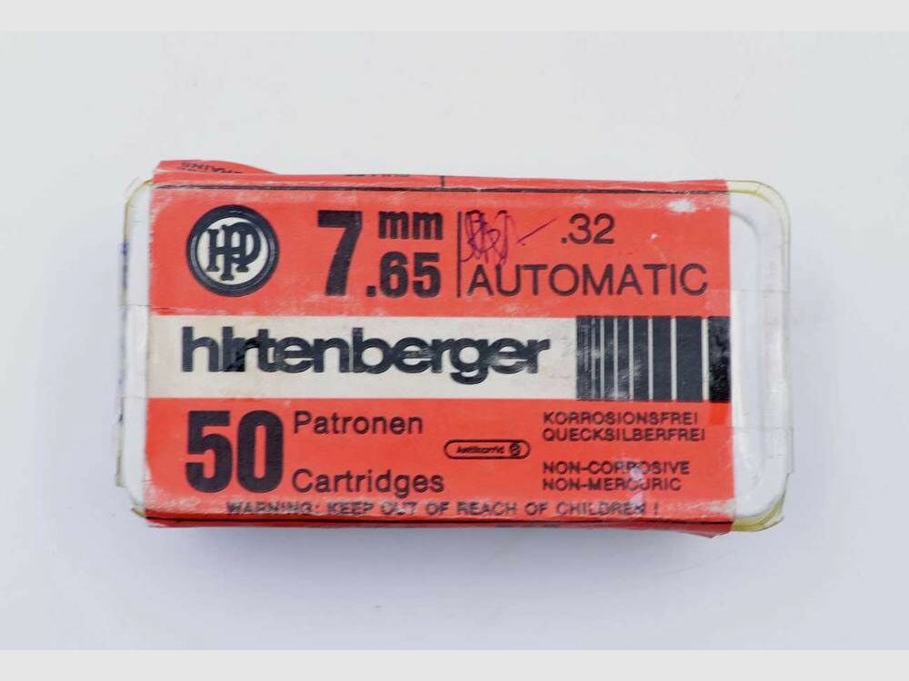 Hirtenberger / Autriche cartouches de pistolet