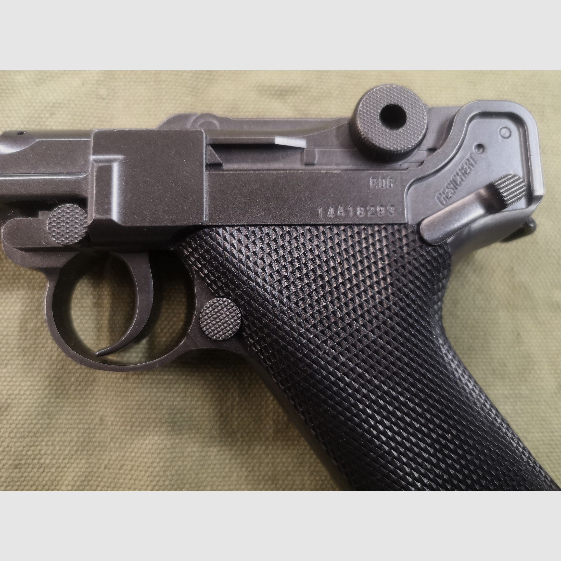 Luger 08 Pistola de Aire Leyendas Todo Metal