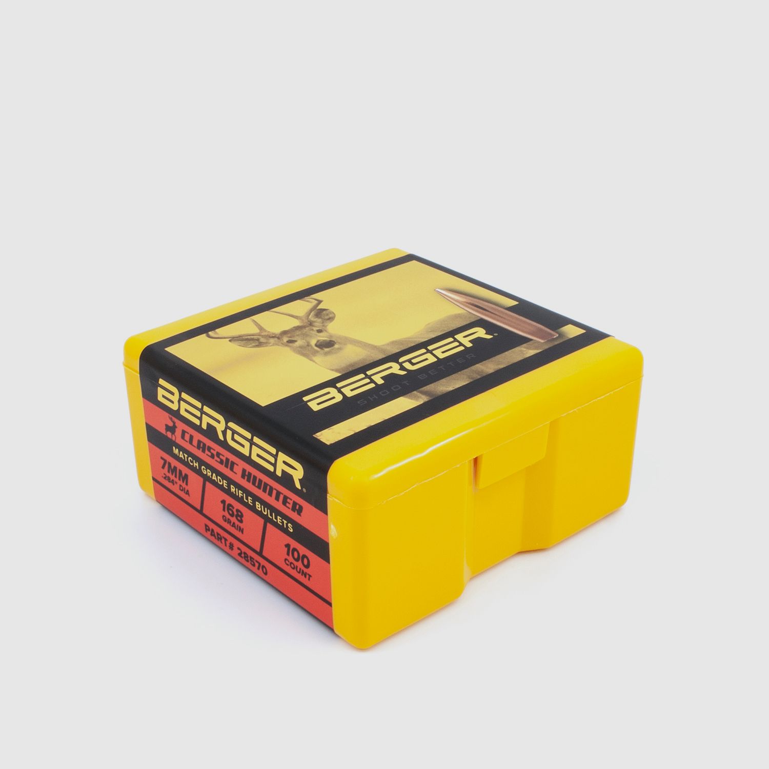 Berger Pocisk 7mm/.284 Classic Hunter 168GR 100 Sztuk