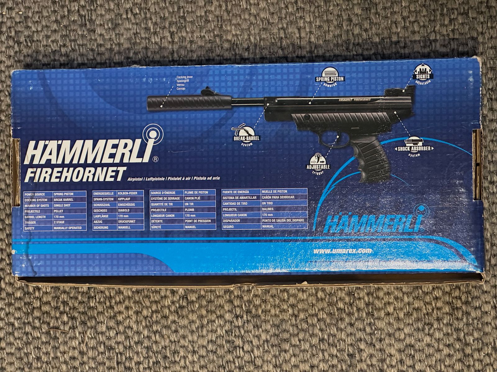Hämmerli Firehornet Luftpistole