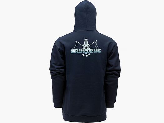 Grundéns Logo Boat Hoodie Dark Navy, XL