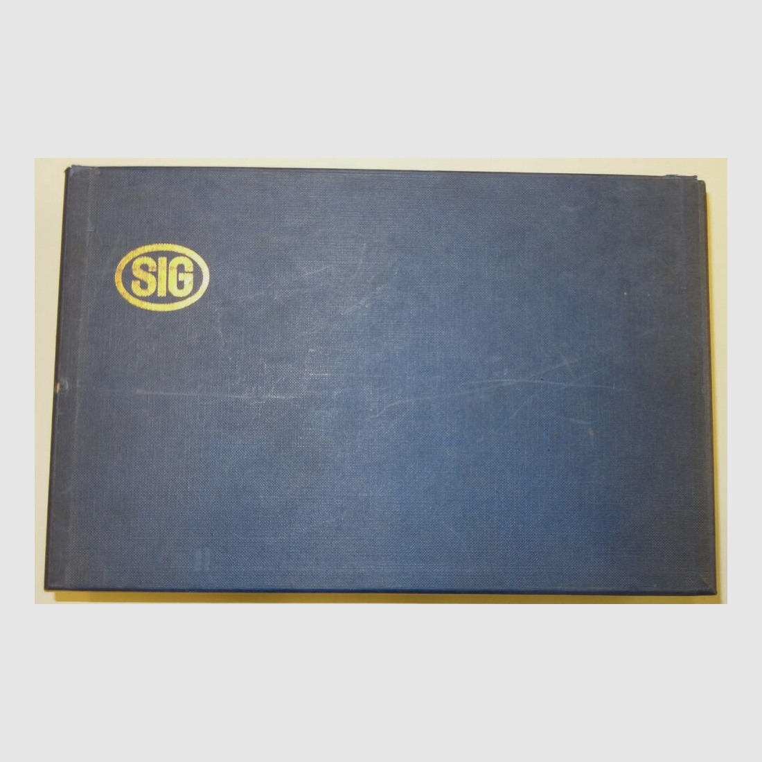orginal SIG P220 Blau Etui/Verpackung/Schachtel/Box/Karton