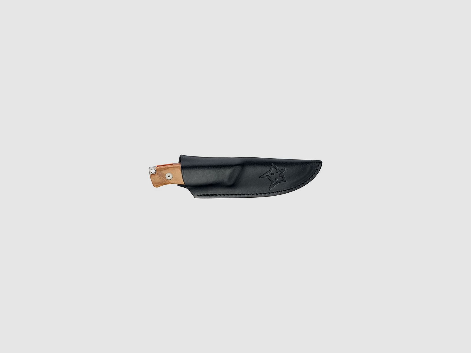 Fox Rifle Ejector Jagdmesser 11,1 cm Olivenholzgriff, Bild 2 von 2