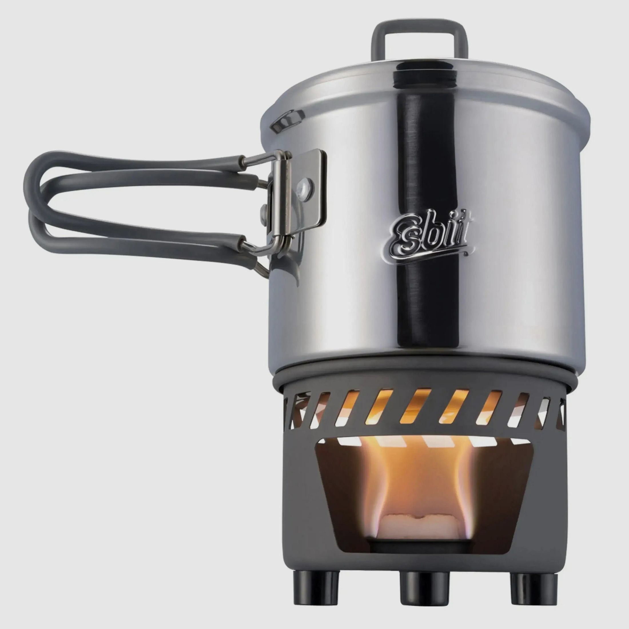 Set da cucina Esbit con combustibile secco 0,585 L in acciaio inossidabile