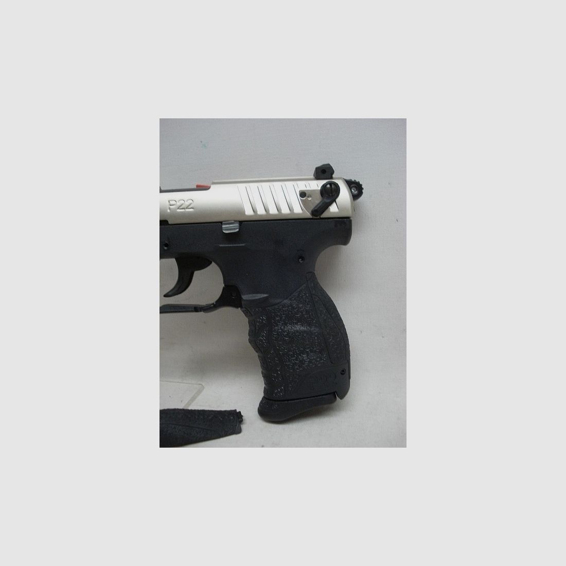 P22 Q 9mm P.A.K. - 7 rounds, nickel