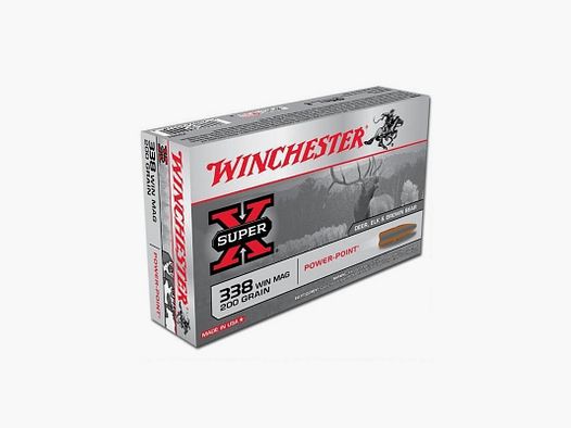 WINCHESTER 338 WIN MAG POWER POINT 200 GR