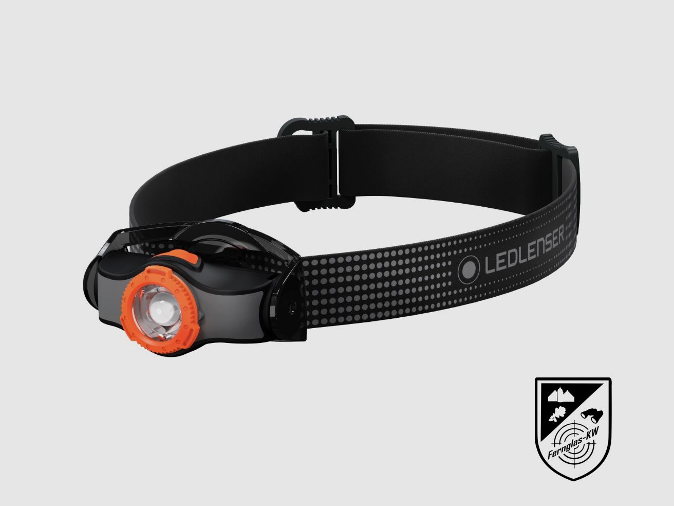 Ledlenser 502148 LED Kopflampe Stirnlampe MH3 Schwarz Orange 200 Lumen