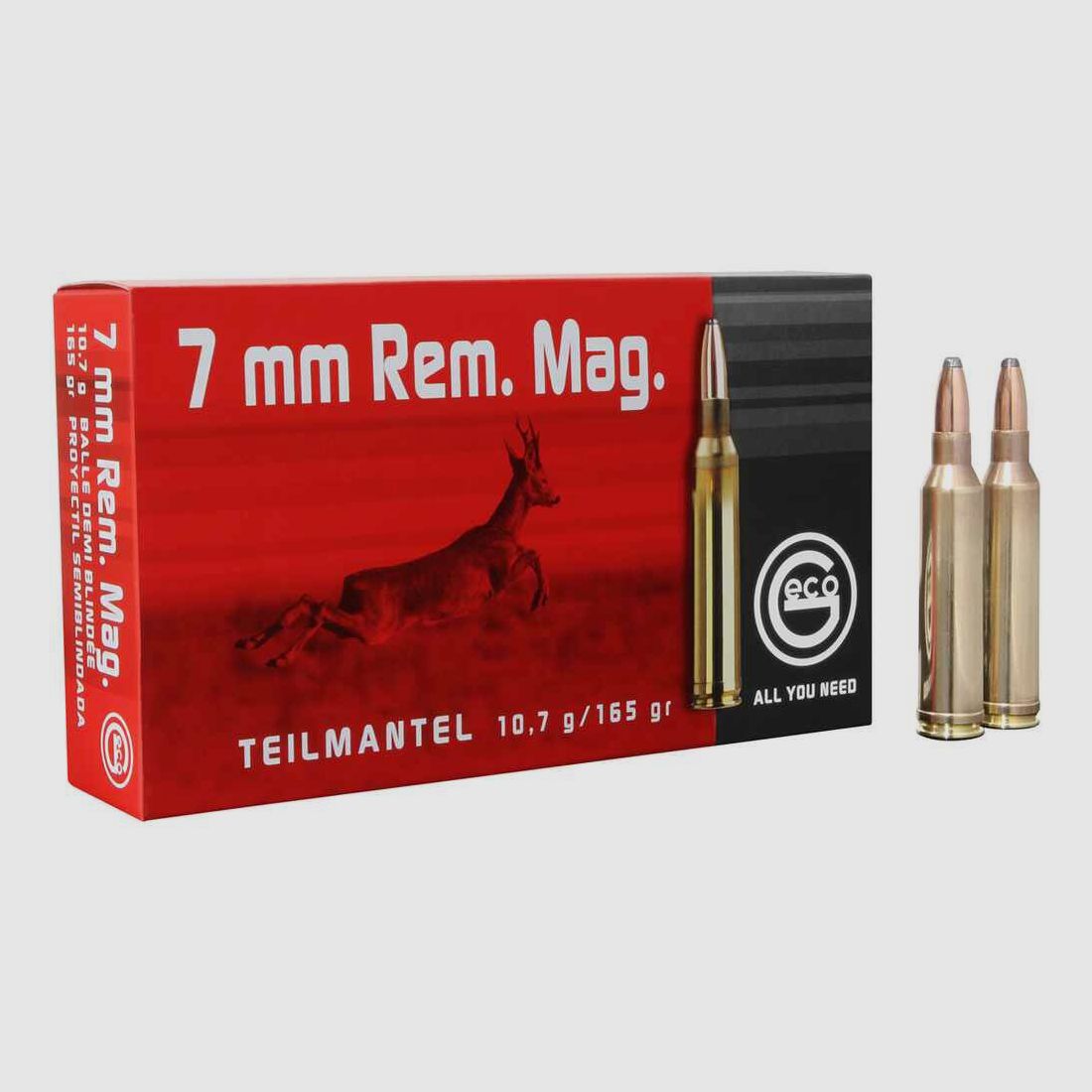 7 mm Rem. Mag. TLM 10,7g/165grs. Geco