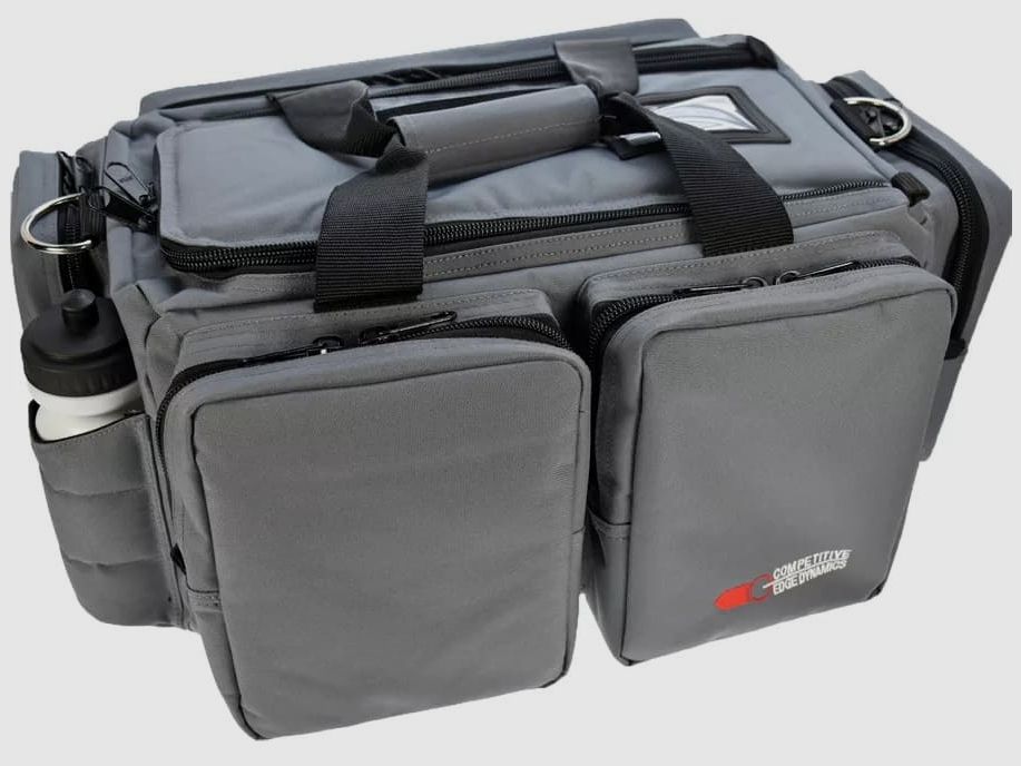 CED Schießsporttasche Range Bag XL f. 5 Pistolen 56x35x28cm grau, Bild 3 von 4