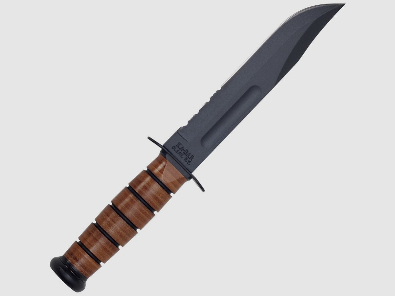 KA-Bar USMC combat knife with serrated edge