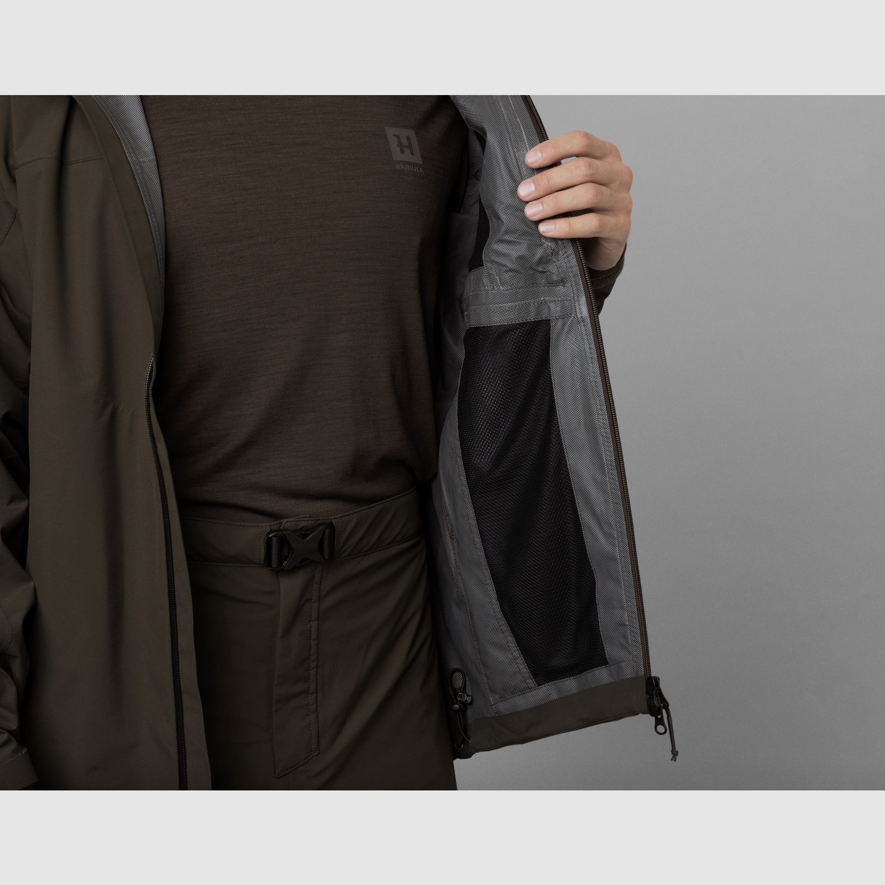 Härkila Logmar HWS Packable Jacket – Willow green, immagine 7 di 10