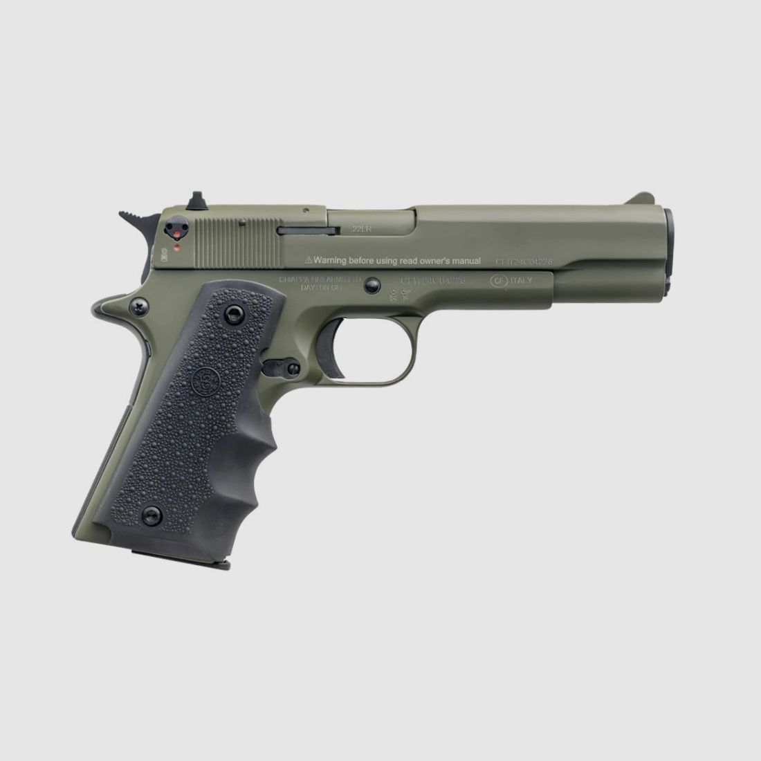 Zelfladend pistool CHIAPPA 1911-22 Green kal. .22 LR, afbeelding 1 van 4