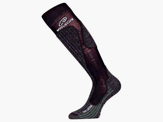 SWH Calze da Sci Merino Al Ginocchio Unisex (Marroni)