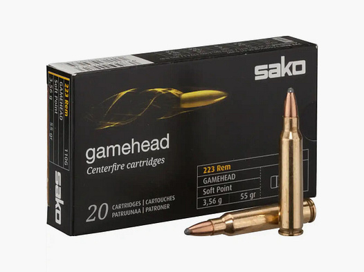 Sako 55grs Gamehead 20STK .223Rem