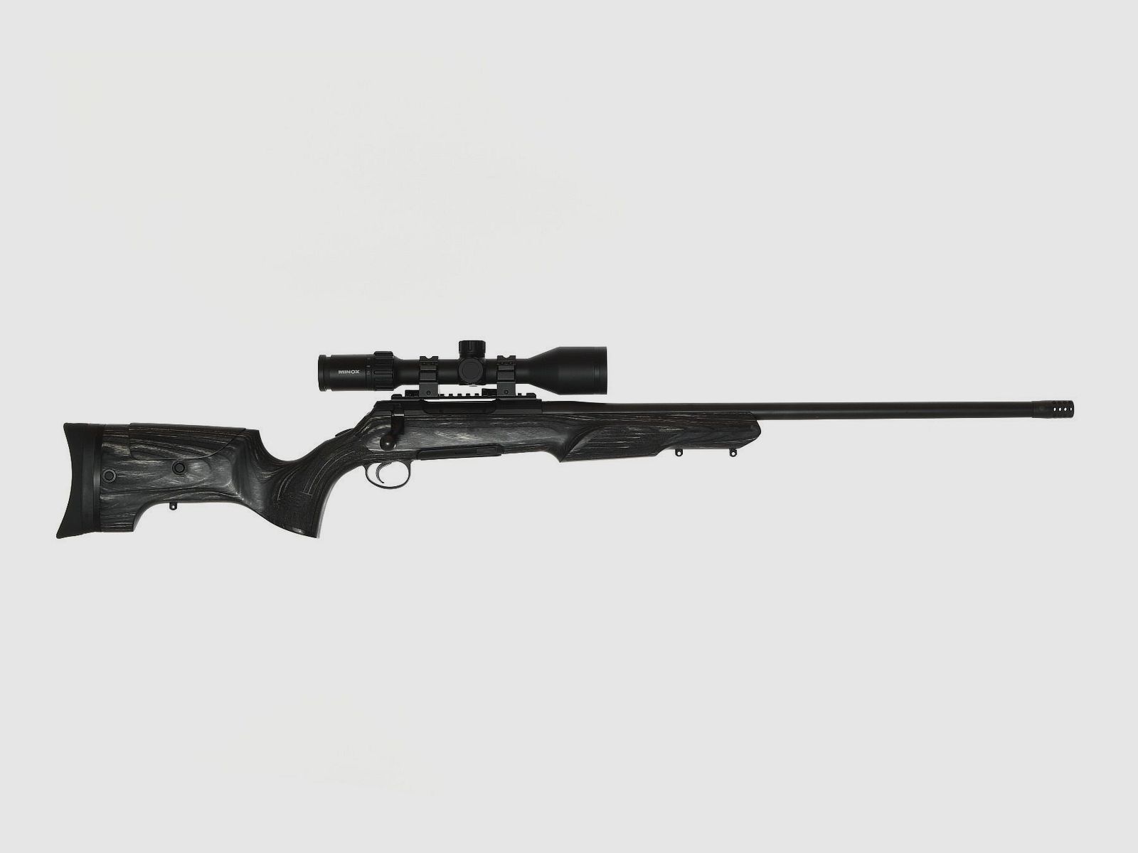 Fusil de chasse à verrou suisse SUMMIT6 "MATTERHORN" bois stratifié NOIR, image 2 sur 6