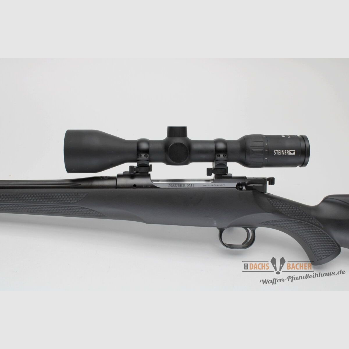 Fusil à répétition Mauser M12 Black Impact cal. 308 Win avec Steiner 2,5-10x50