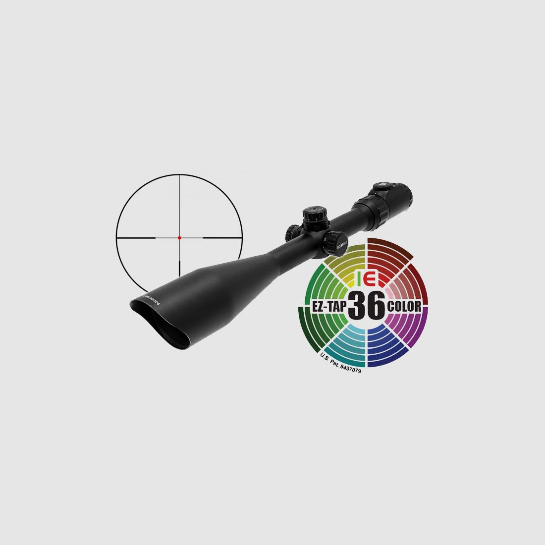takt. Zielfernrohr UTG ACCUSHOT, 30 mm, 4-16x56, G4 Absehen in 36 Farben, 11+22 mm Montage