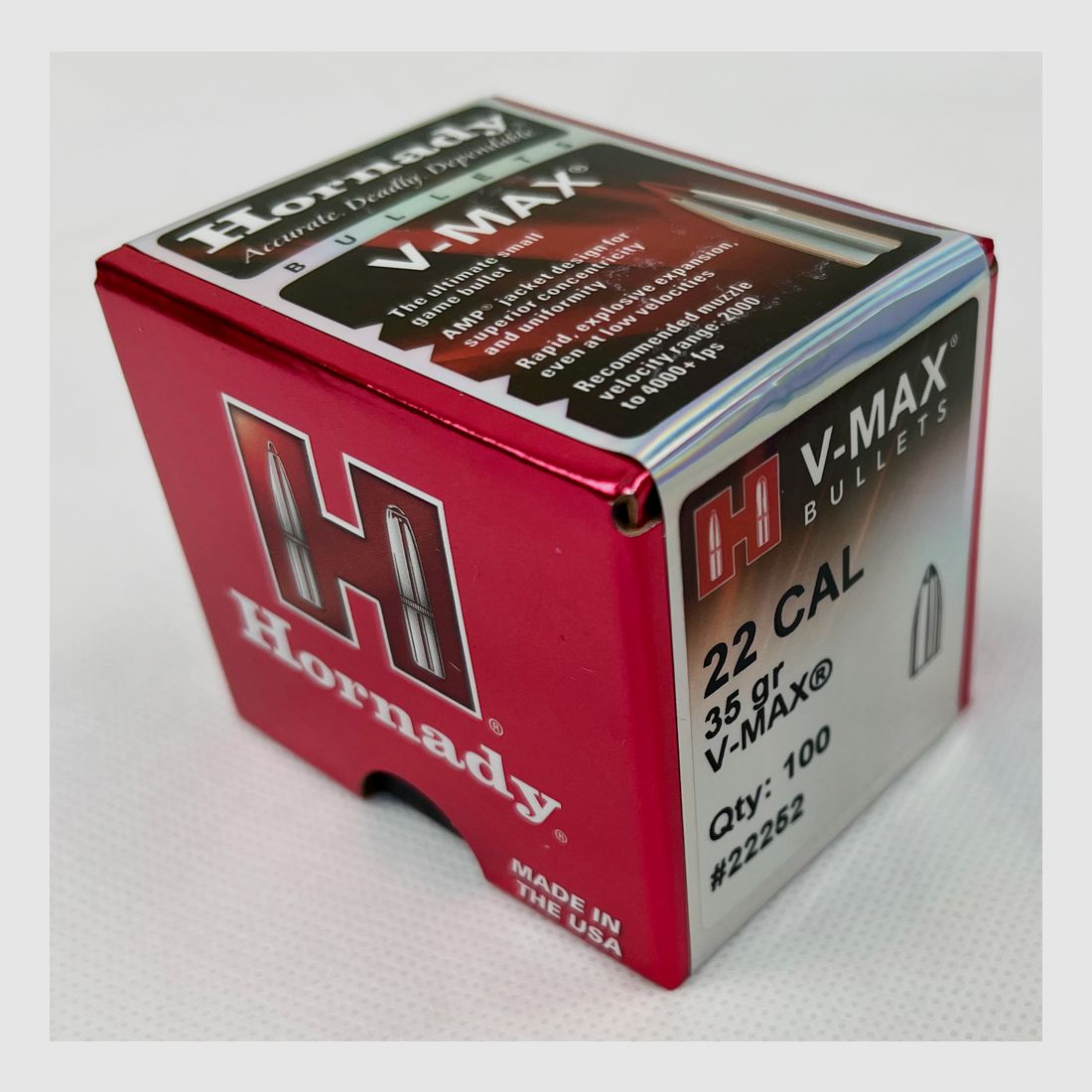 Hornady Geschosse V-MAX .224 35grs