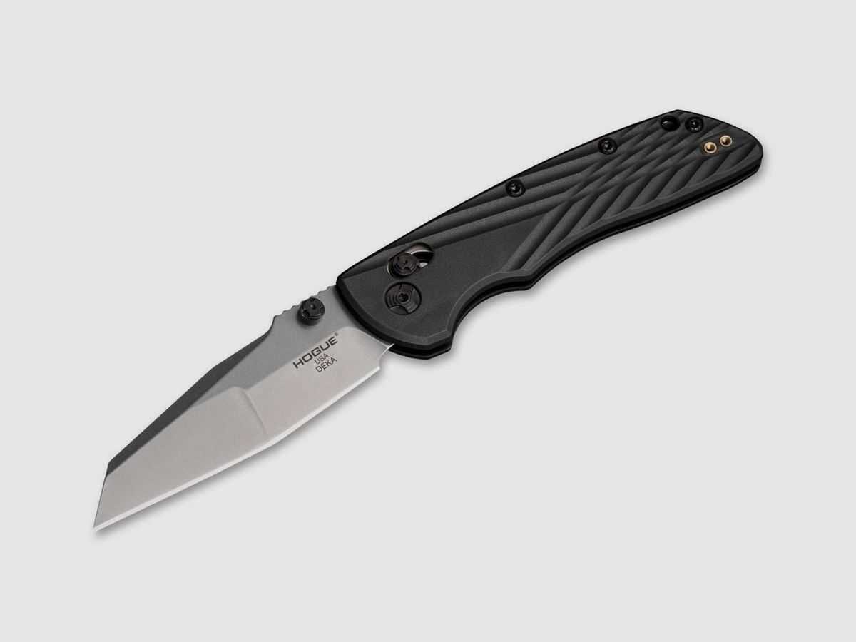 Hogue Deka 3,25" Wharncliffe CPM Magnacut Black Polymer couteau de poche, Bild 2 von 6