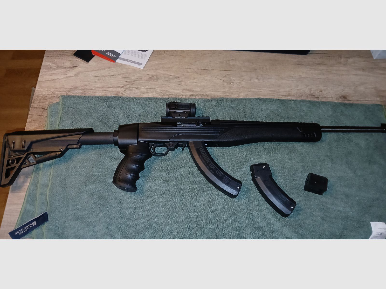 Ruger 10/22 Selbstladebüchse RB Carbine .22lr mit Wechselschaft
