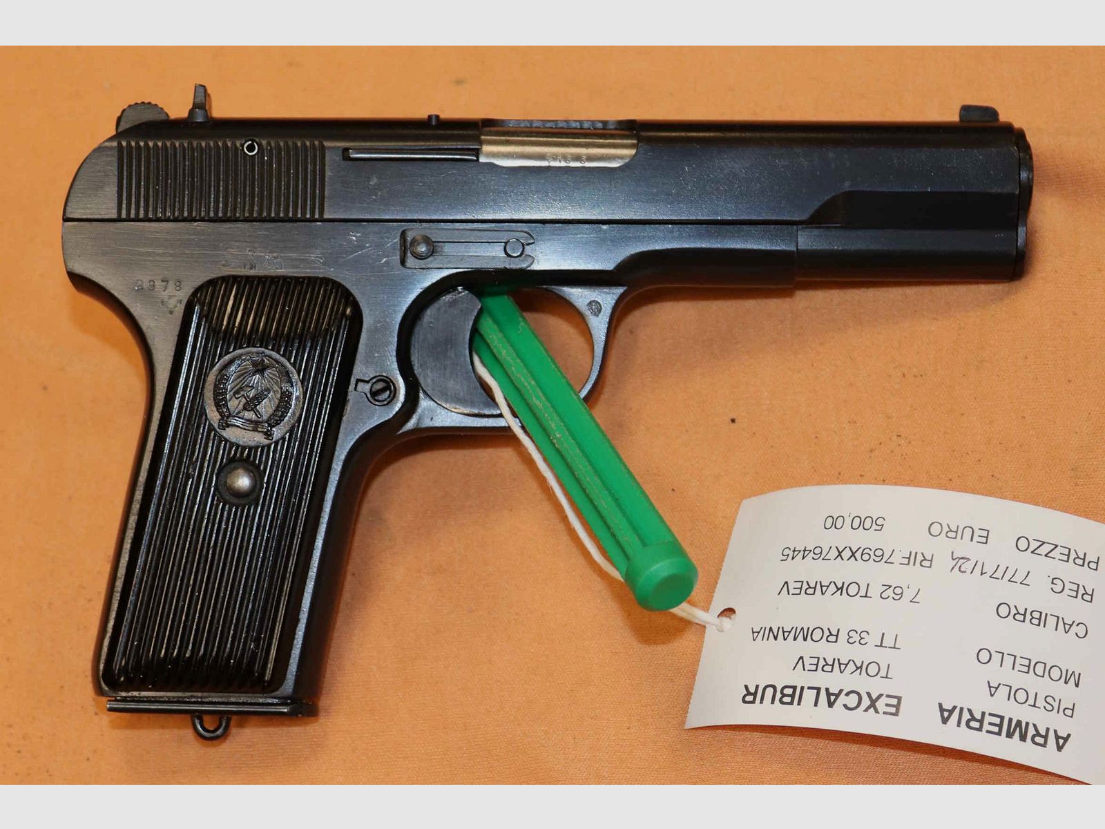 Tokarev Pistol Model 48 Hungarian Arsenal 02 Caliber 7.62 Tok, image 6 of 9