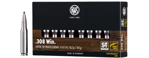 RWS .308 Win. Speed Tip Pro Short Rifle 10,7g/165grs.