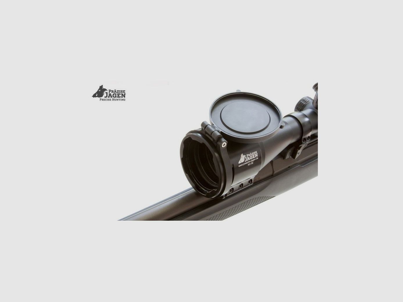 Precise hunting flip cover small for clamp sleeves up to 61mm