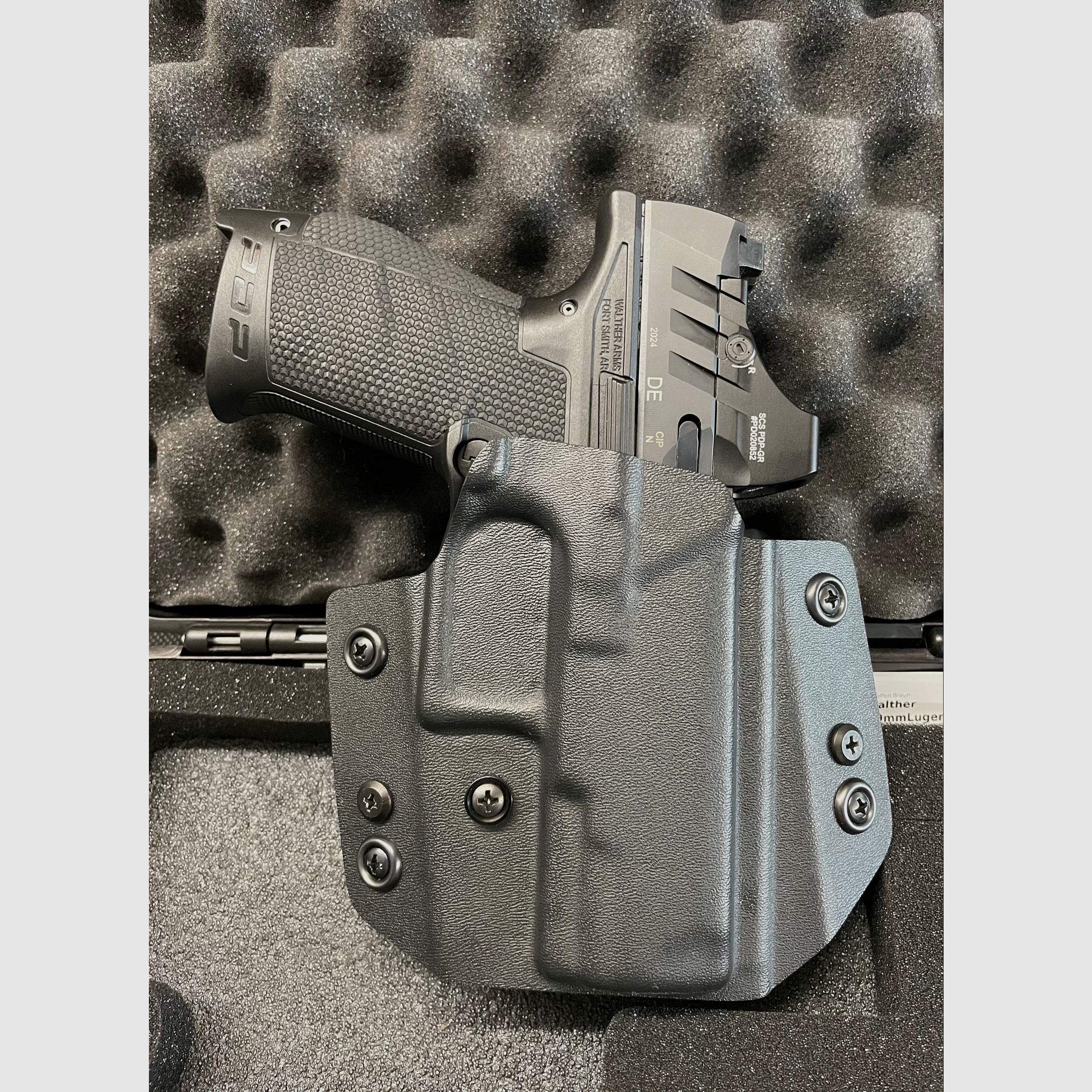 Walther PDP Compact mit Holosun SCS-PDP-GR Red Dot neuwertig