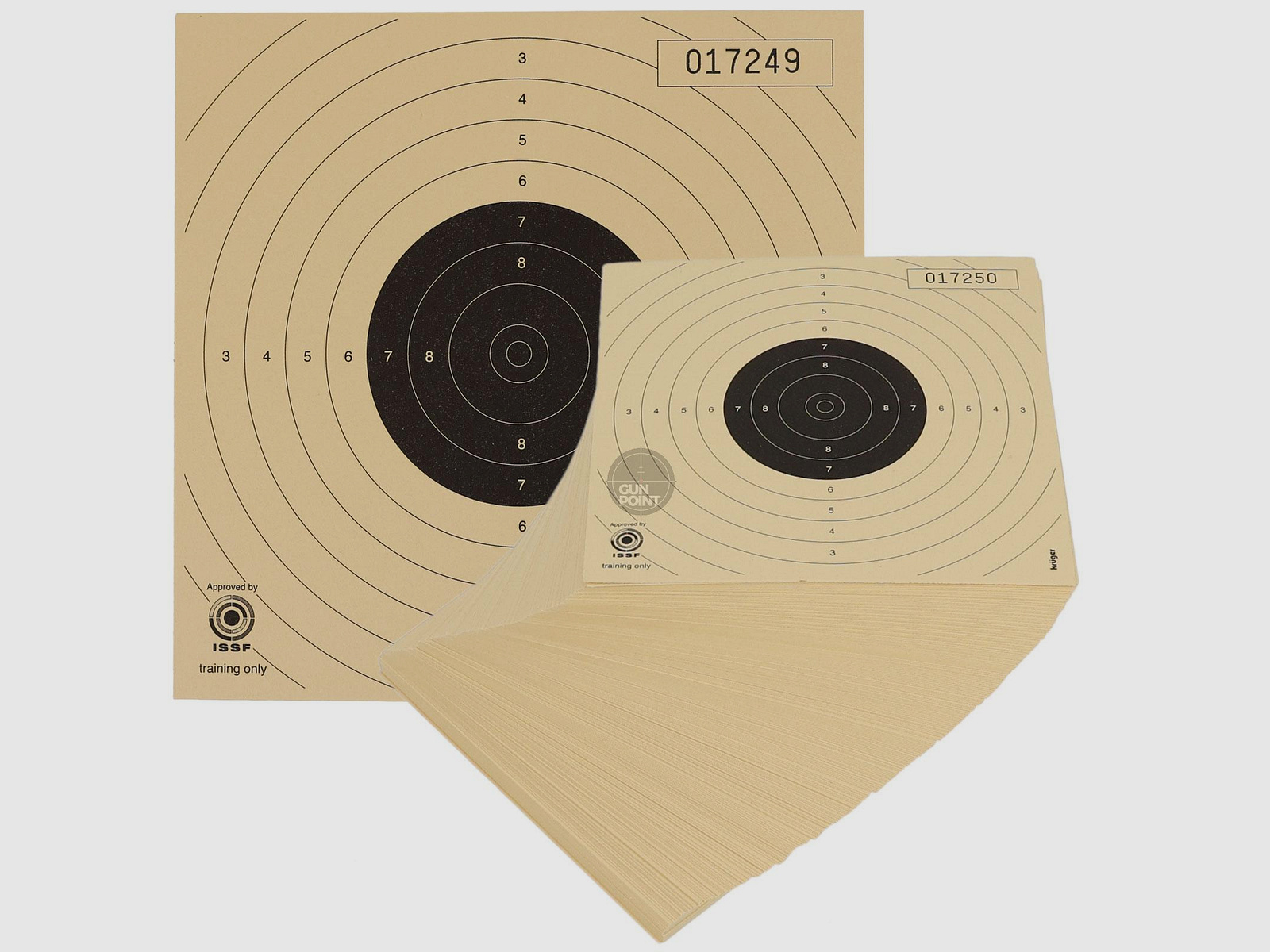 Luftpistolenscheibe 14 x 14 cm - versch. Abpackungen
