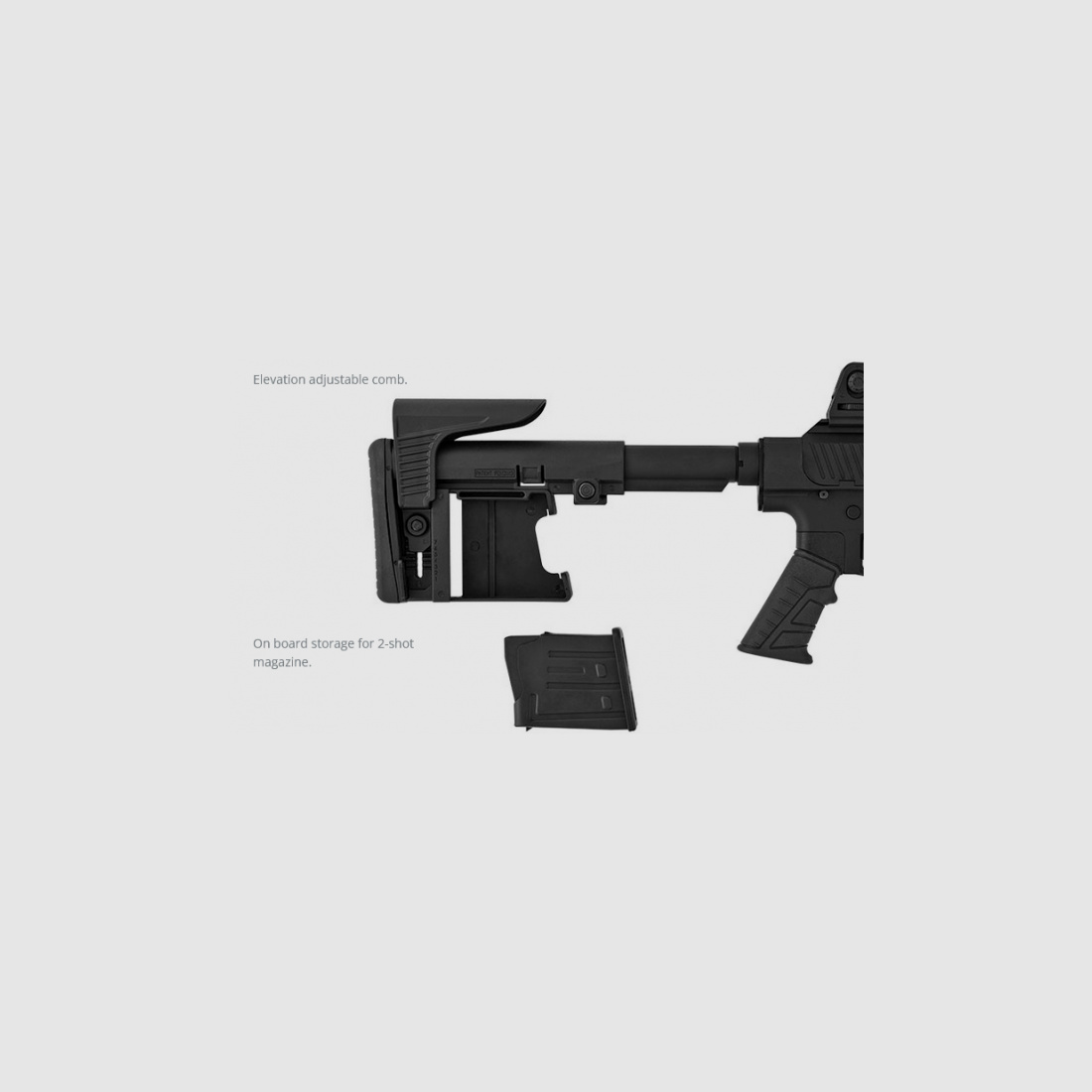HATSAN ESCORT SDX12-TS Fusil Semi-Automatique Noir