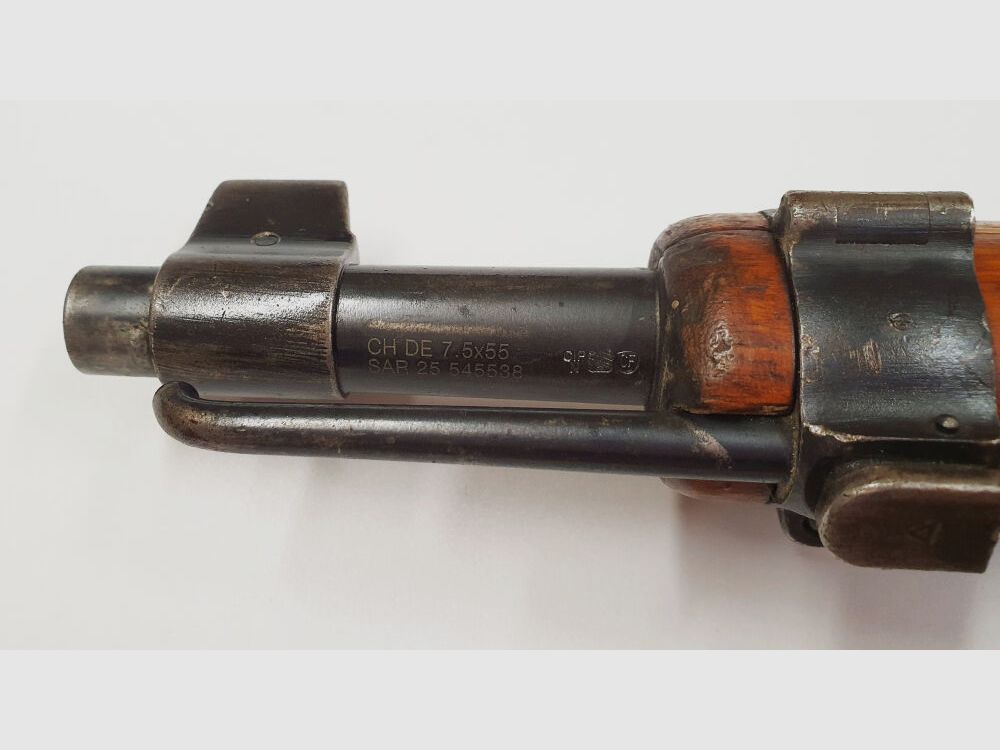 Waffenfabrik Bern Schweizer K31 Kaliber 7,5x55swiss komplett nummerngleich + Hämmerli