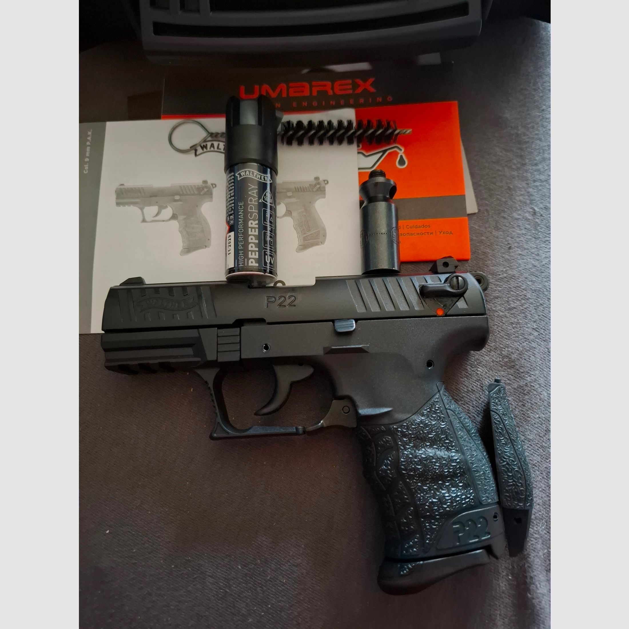 Walther P22Q Black R2D Set  "NEUWERTIG"