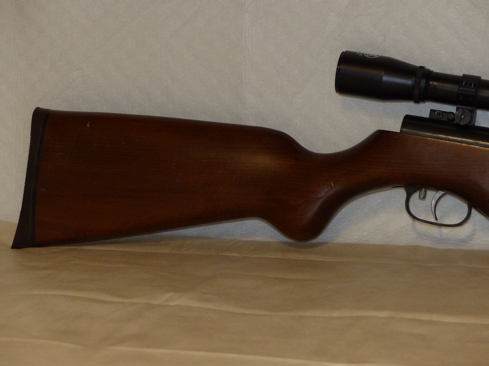 Druckluftgewehr Luftgewehr Weihrauch Mod. HW 35 mit F, Sicherung und Zielfernrohr vintage