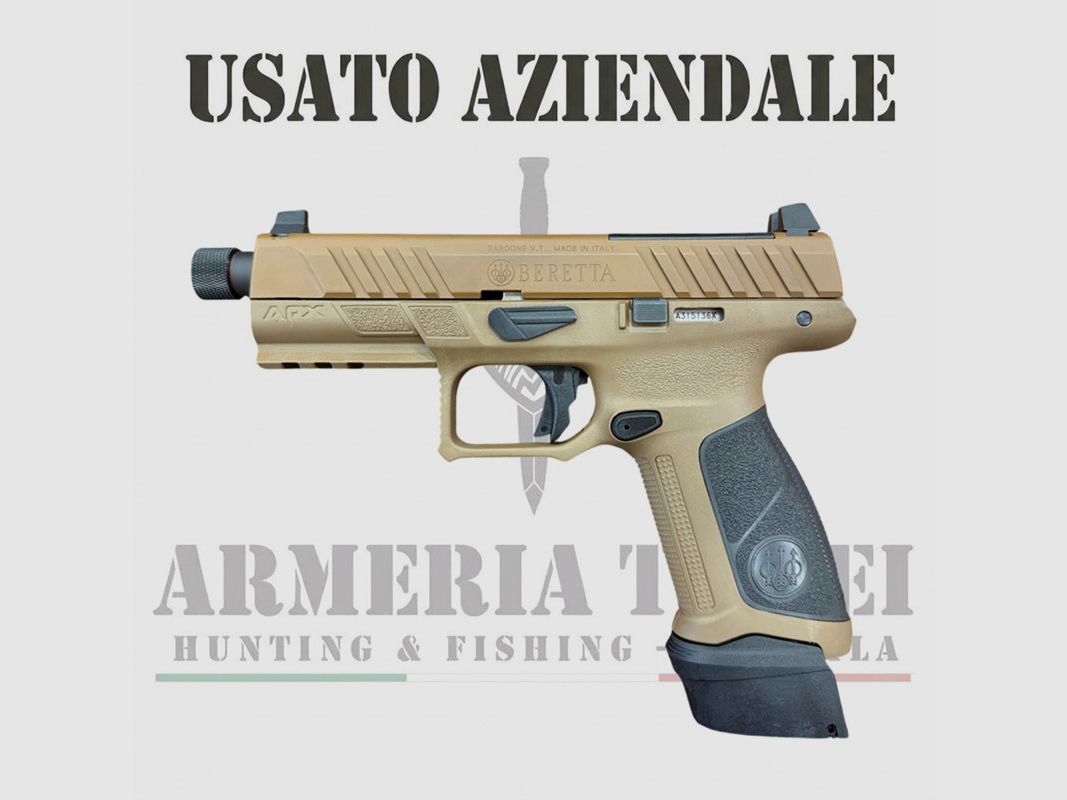 USATO – PISTOLA – BERETTA MOD. APX A1 TACTICAL FDE cal. 9×19, immagine 1 di 4