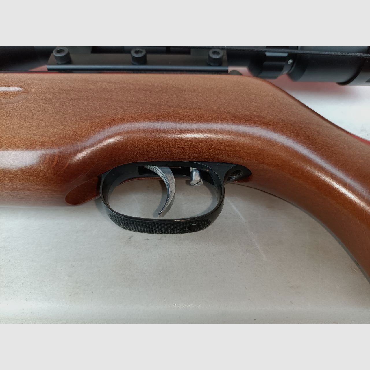 Luftgewehr Weihrauch HW 35 K Schalldämpfer Fernrohr Exportfeder