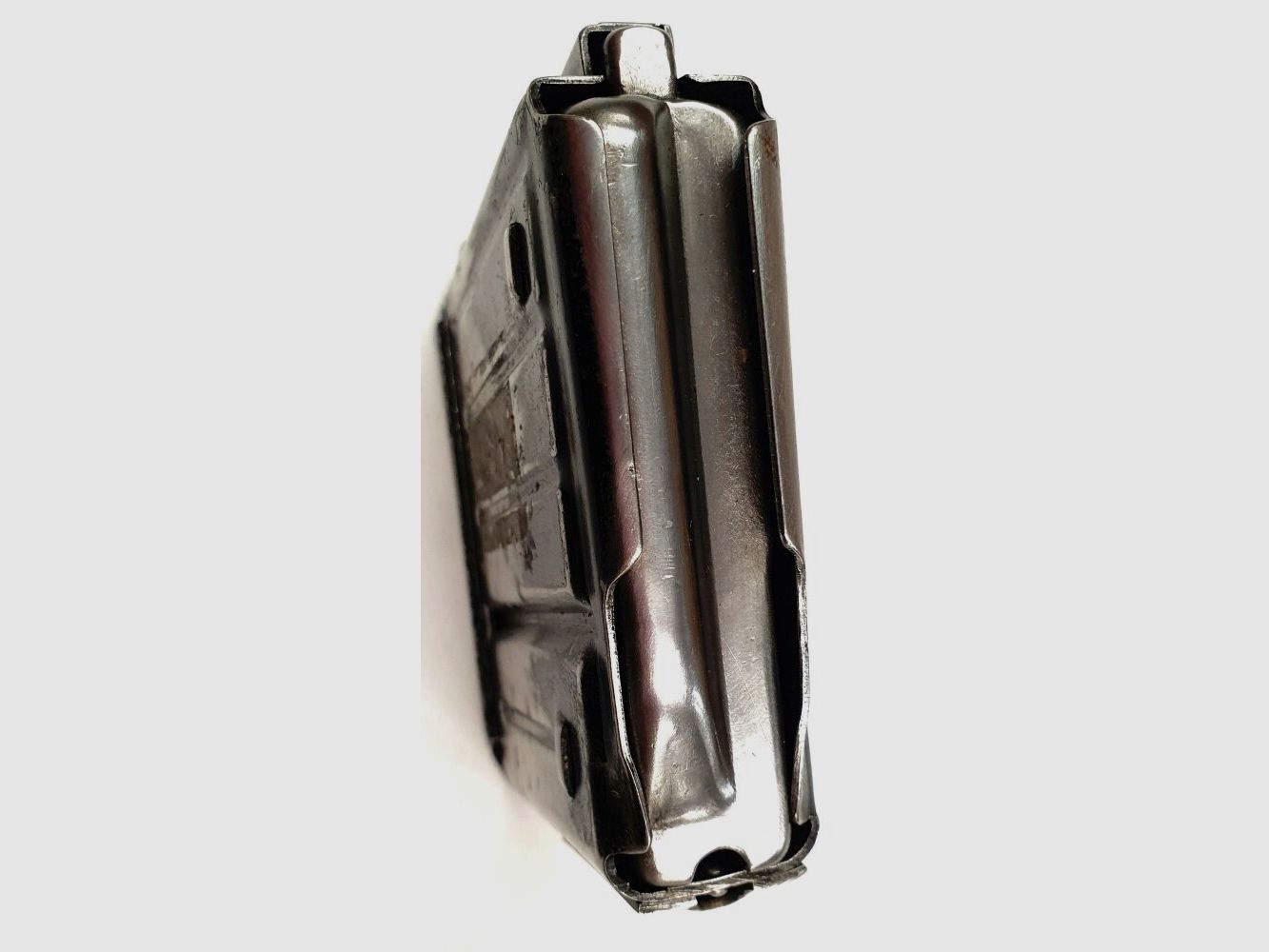 Olympia Büromaschinenwerke A.-G., Erfurt Mainzerhofplatz Seltenes Magazin für Gewehr 43 / Karabiner 43, G43 / K43 "aye"