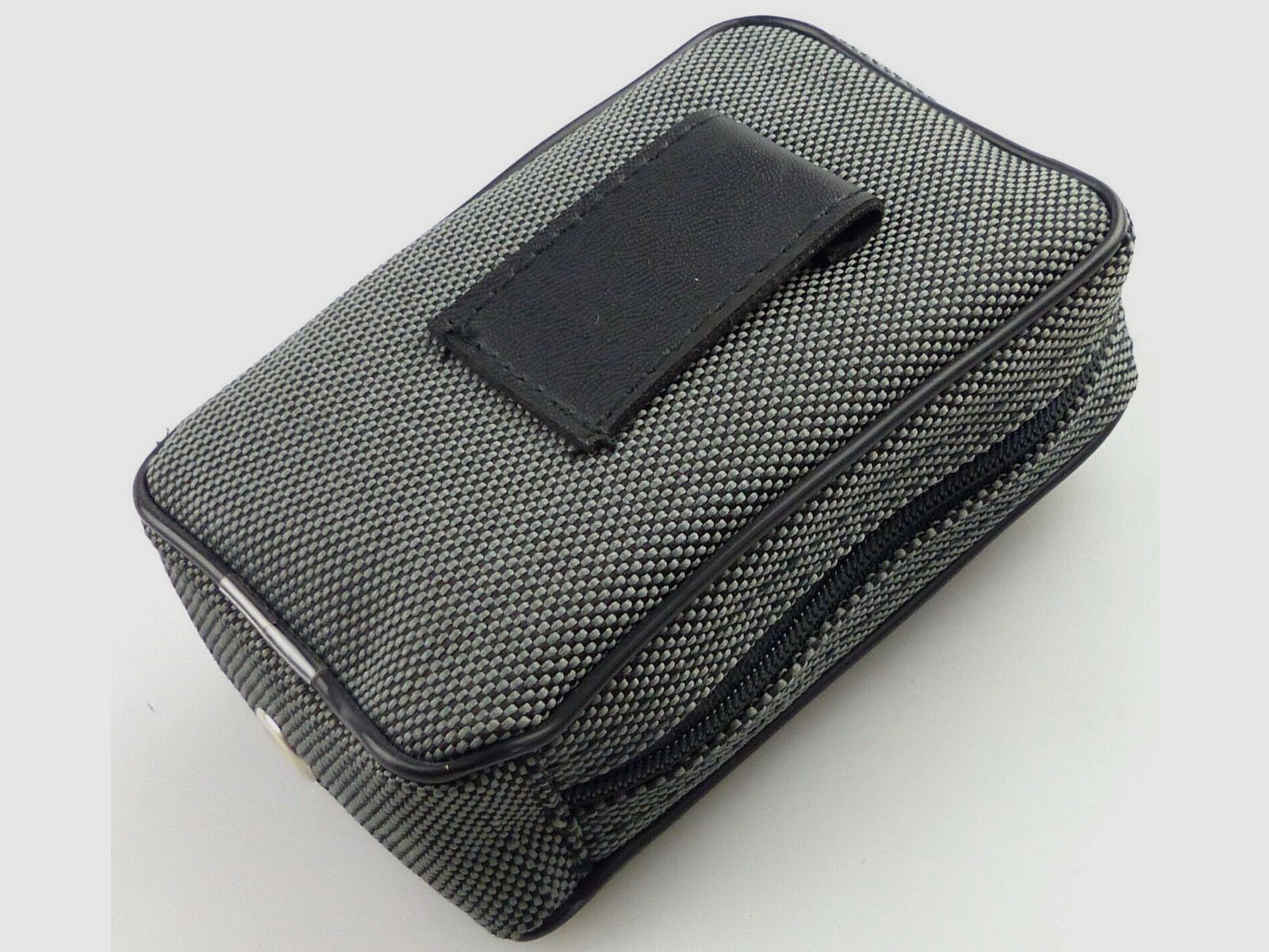 B46 Piccolo Docter Germania borsa per binocoli compatti nero grigio