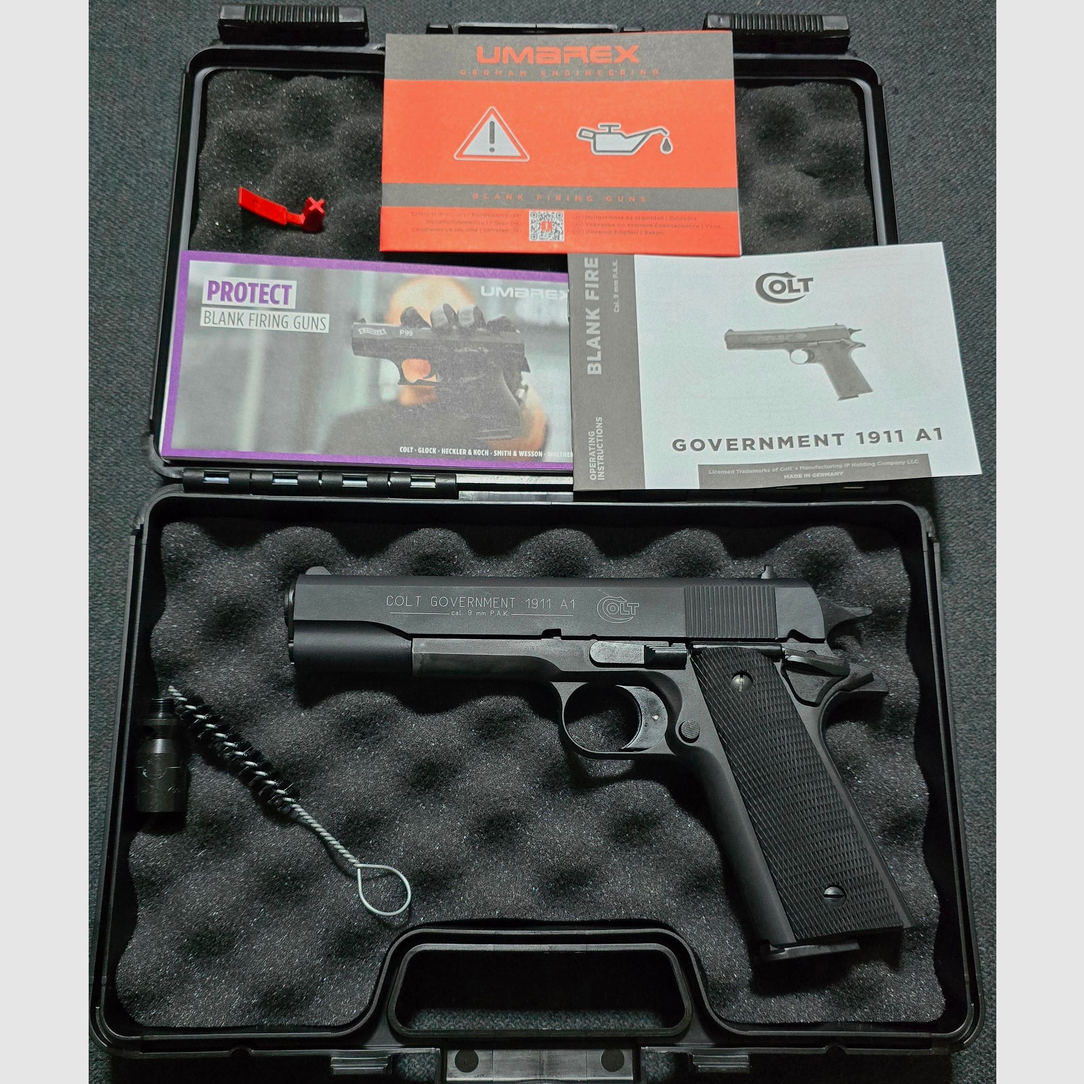Colt Government 1911 A1 blank firing 9mm PAK