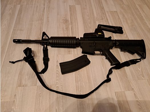 KJ Works / Tanio Koba M4A1 Vollmetall Gas-Blow-Back 6mm BB schwarz