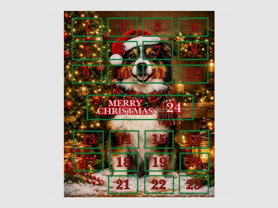 Adventskalender Weihnachten für Hunde - 24 tägliche Überraschungen, Bild 1 von 4