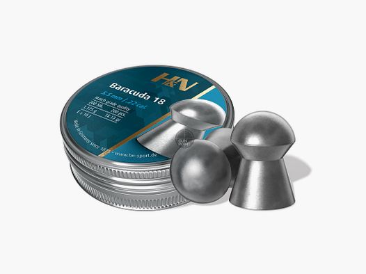 H&N Baracuda 18 - Diabolos - 5,52 mm / .22 cal. - 200 Stck