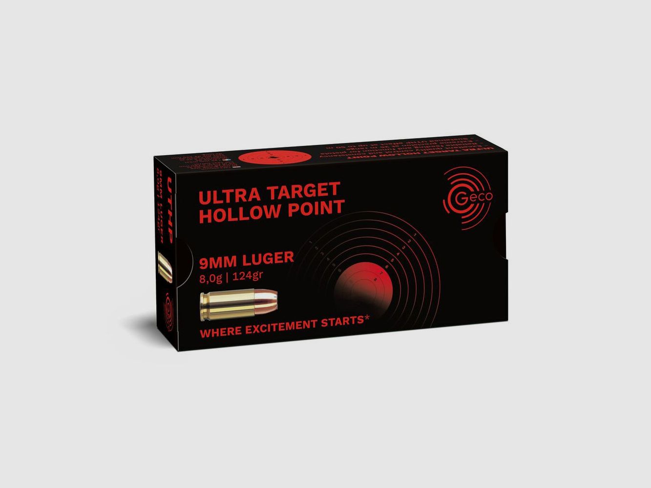 Geco 9 mm Luger UTHP 8,0g / 124grs.