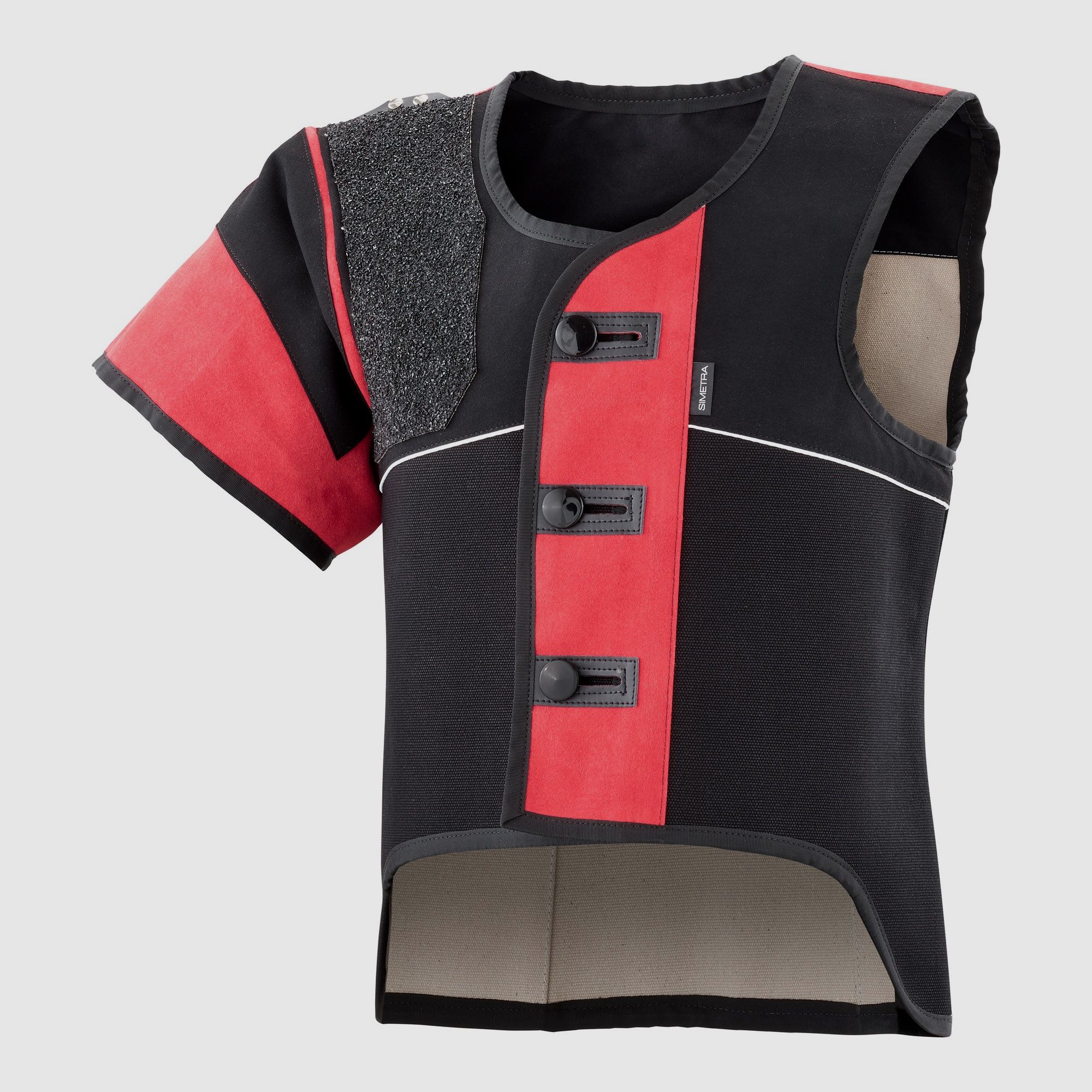 Simetra Primofit 10 Gilet seduto per tiratori destrimani giacca da tiro in lino