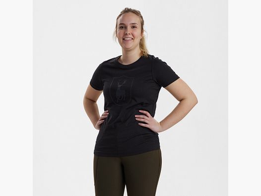 Lady Logo T-Shirt - Black – Kleidergröße Damen: 36