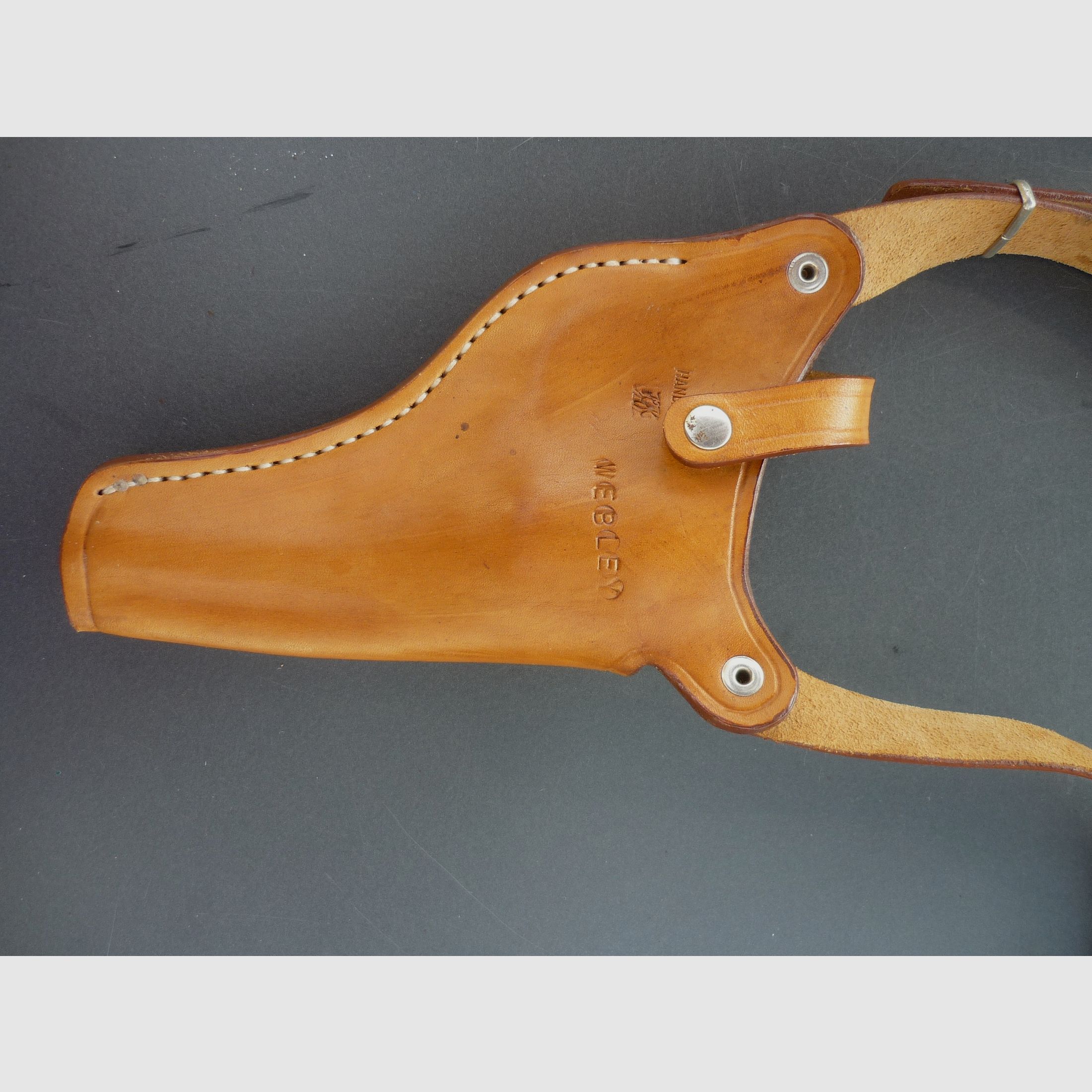 HKDesign Holster Art. Nr. 028 , Schulterholster einfach, Umhängeholster für Transport  für Webley