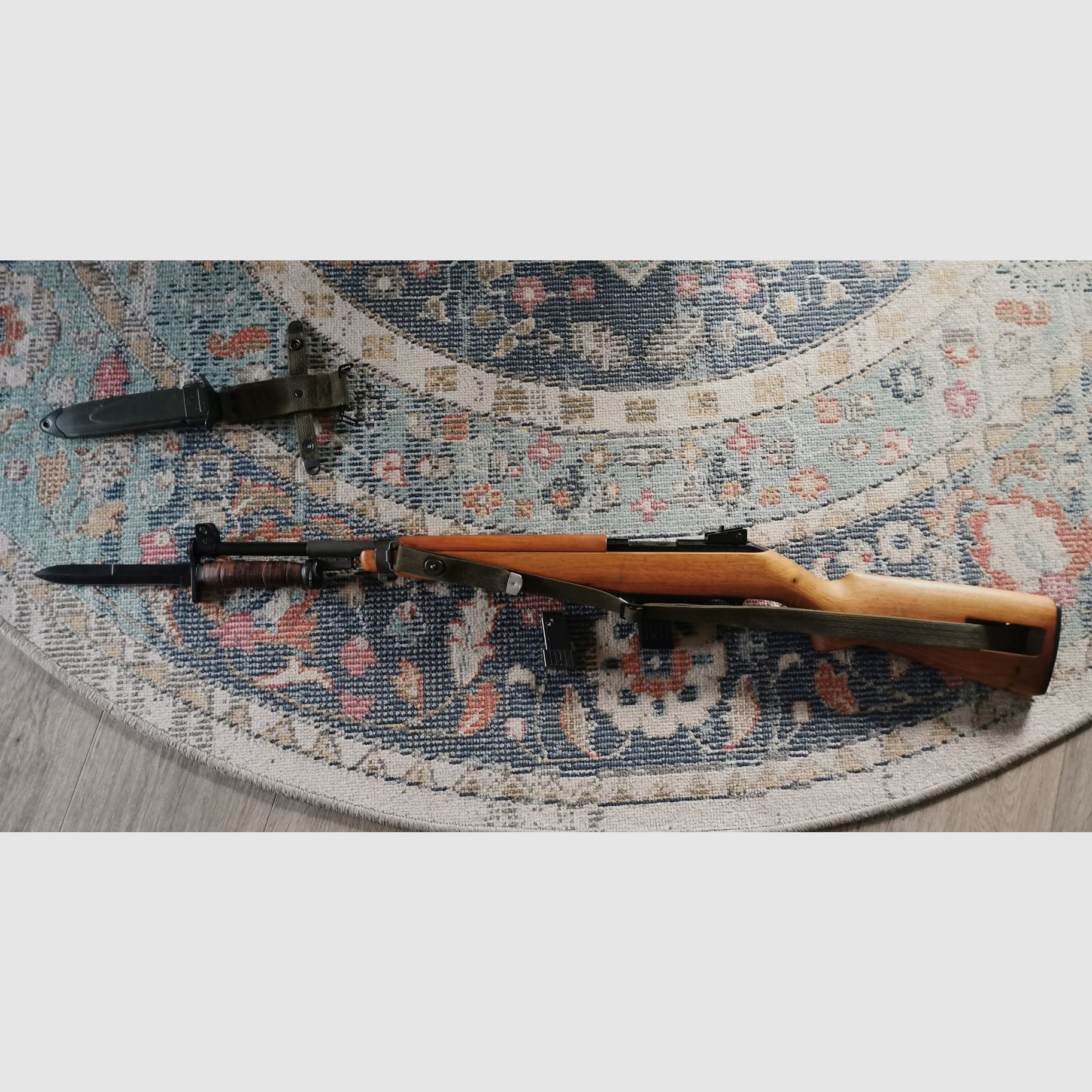 Erma EGG1 most beautiful replica Carbine 30 M1 cal. 8mm in firing condition free from 18 years