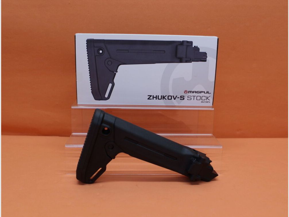 Magpul Kalashnikov AKM: Culata Zhukov-S Magpul (MAG585-BLK) Polímero Negro con soporte lateral plegable