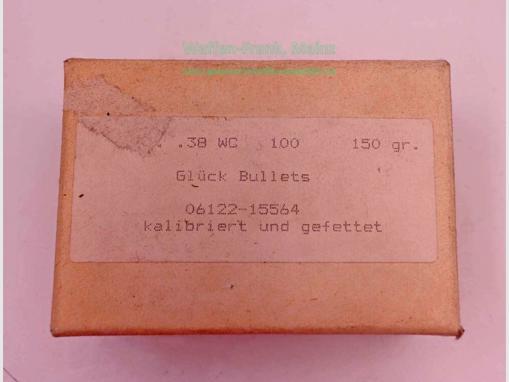 Glück Bullets FFW bullets .38(.357)